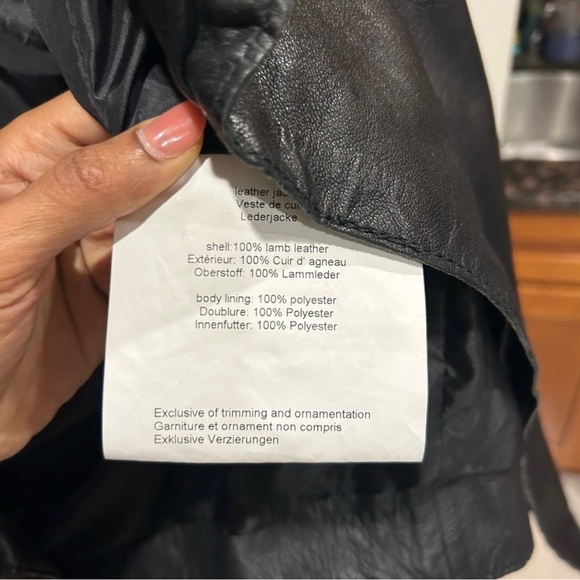 mauritius x free people leather jacket - Picture 5 of 8